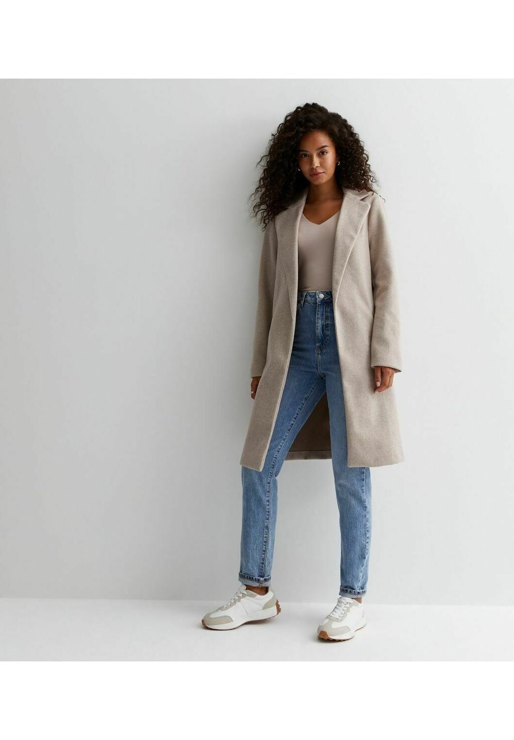 

Классическое пальто Tall Cream Unlined Formal Coat. New Look Tall, цвет cream