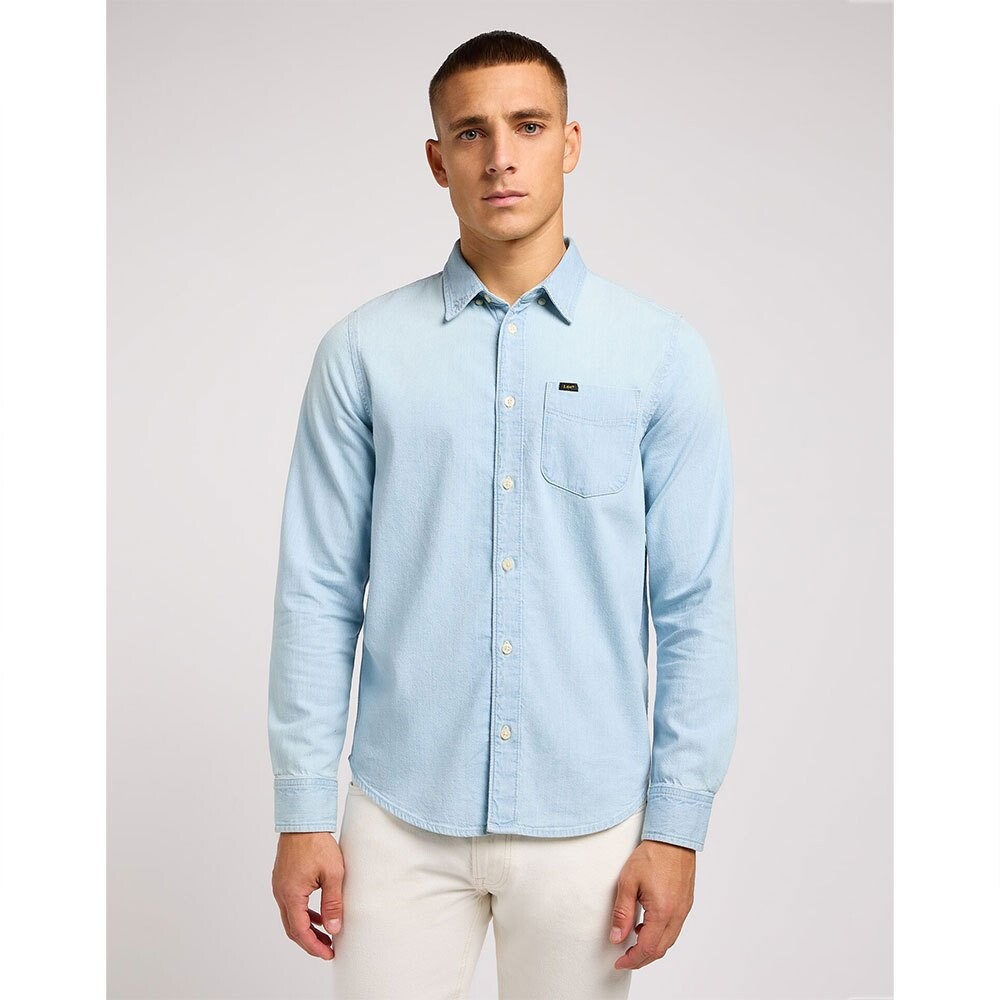 

Рубашка с длинным рукавом Lee Button Down, синий