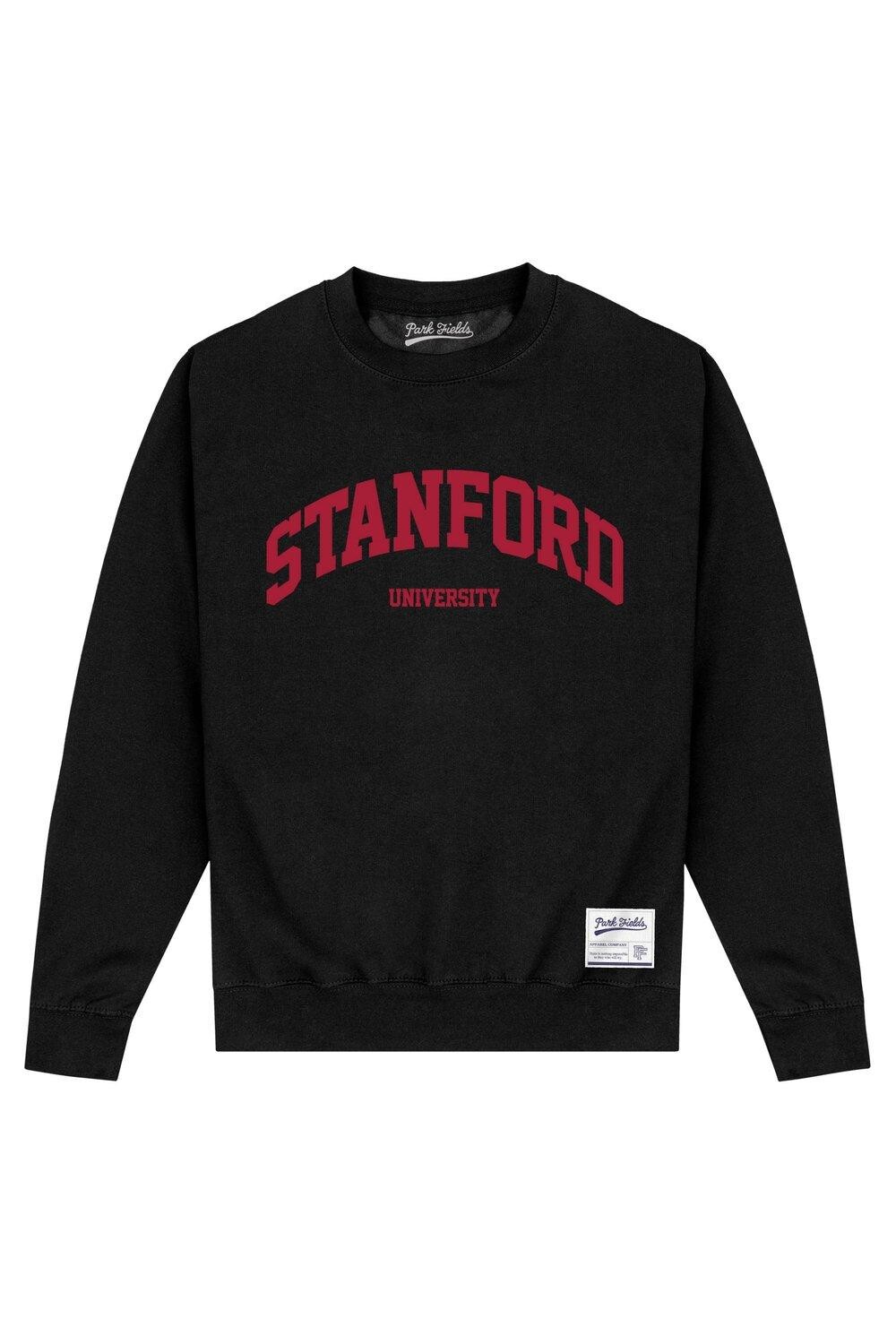 

Черный свитшот с надписью Stanford University, черный
