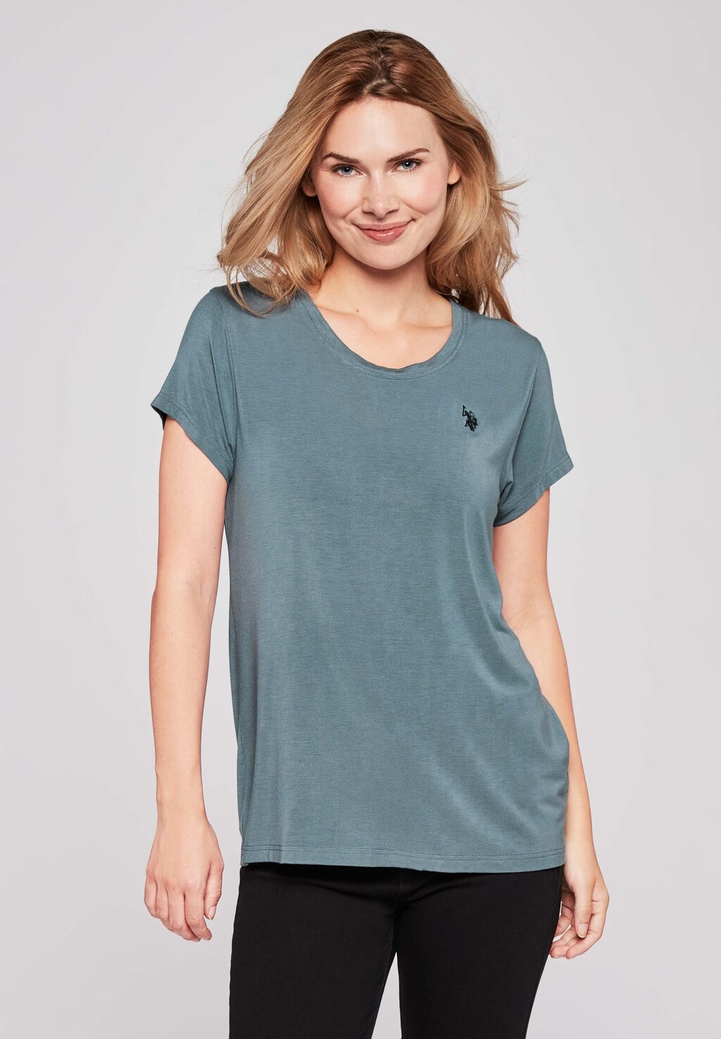 

Базовая футболка U.S. Polo Assn., синий