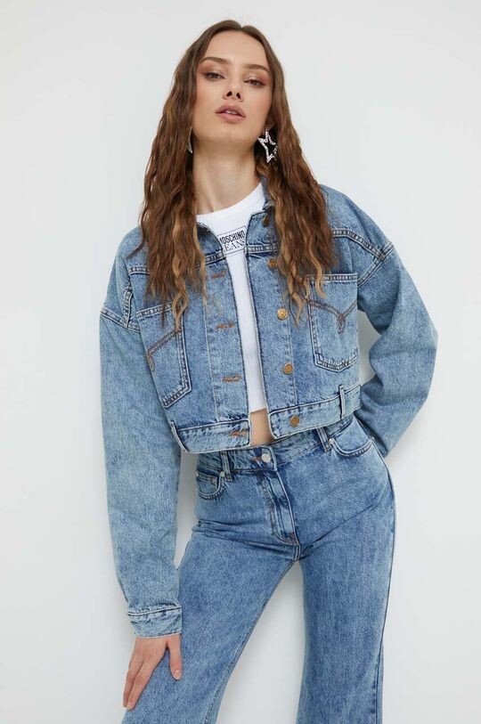 

Джинсовая куртка Moschino Jeans, синий