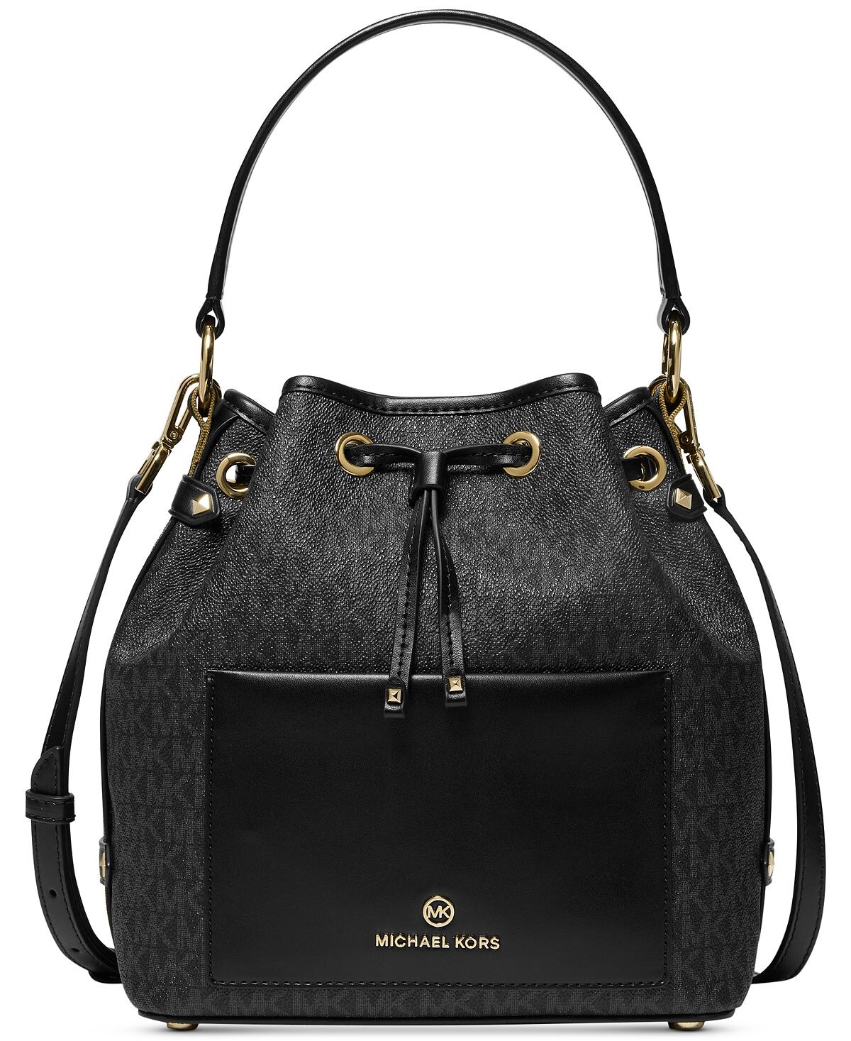 

Сумка-ведро Maeve с логотипом Michael Kors, черный