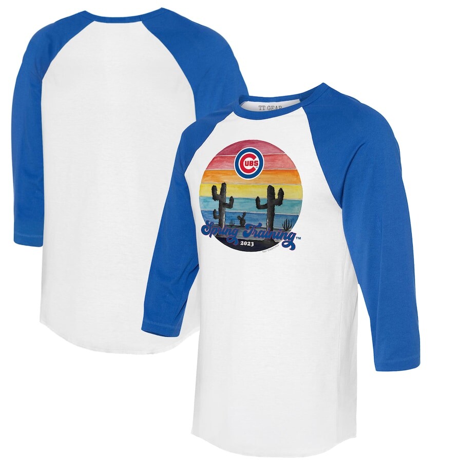 

Футболка с длинным рукавом Tiny Turnip Chicago Cubs, белый