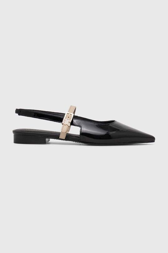 

Кожаные балетки PATENT SLING BACK BALLERINA Tommy Hilfiger, черный