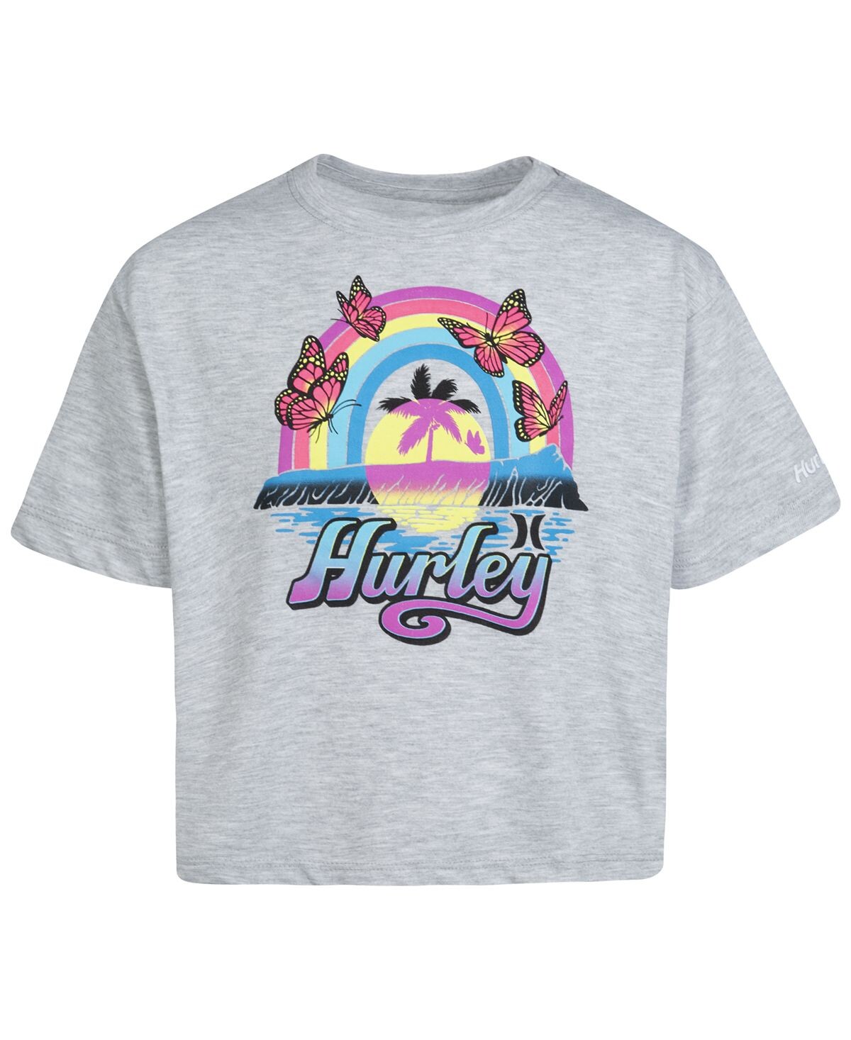 

Свободная футболка с короткими рукавами Big Girls Butterflies Hurley