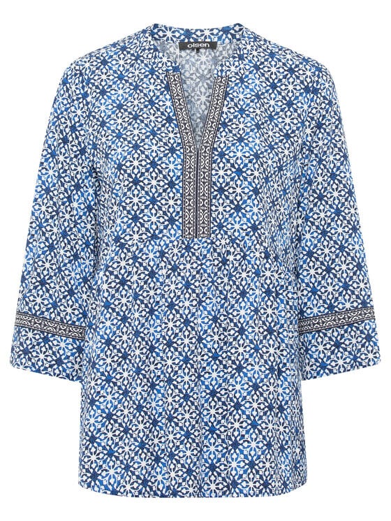 

Рубашка стандартного кроя Olsen, синий