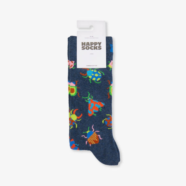 

Носки Bugging Out с графичным принтом Happy Socks, синий
