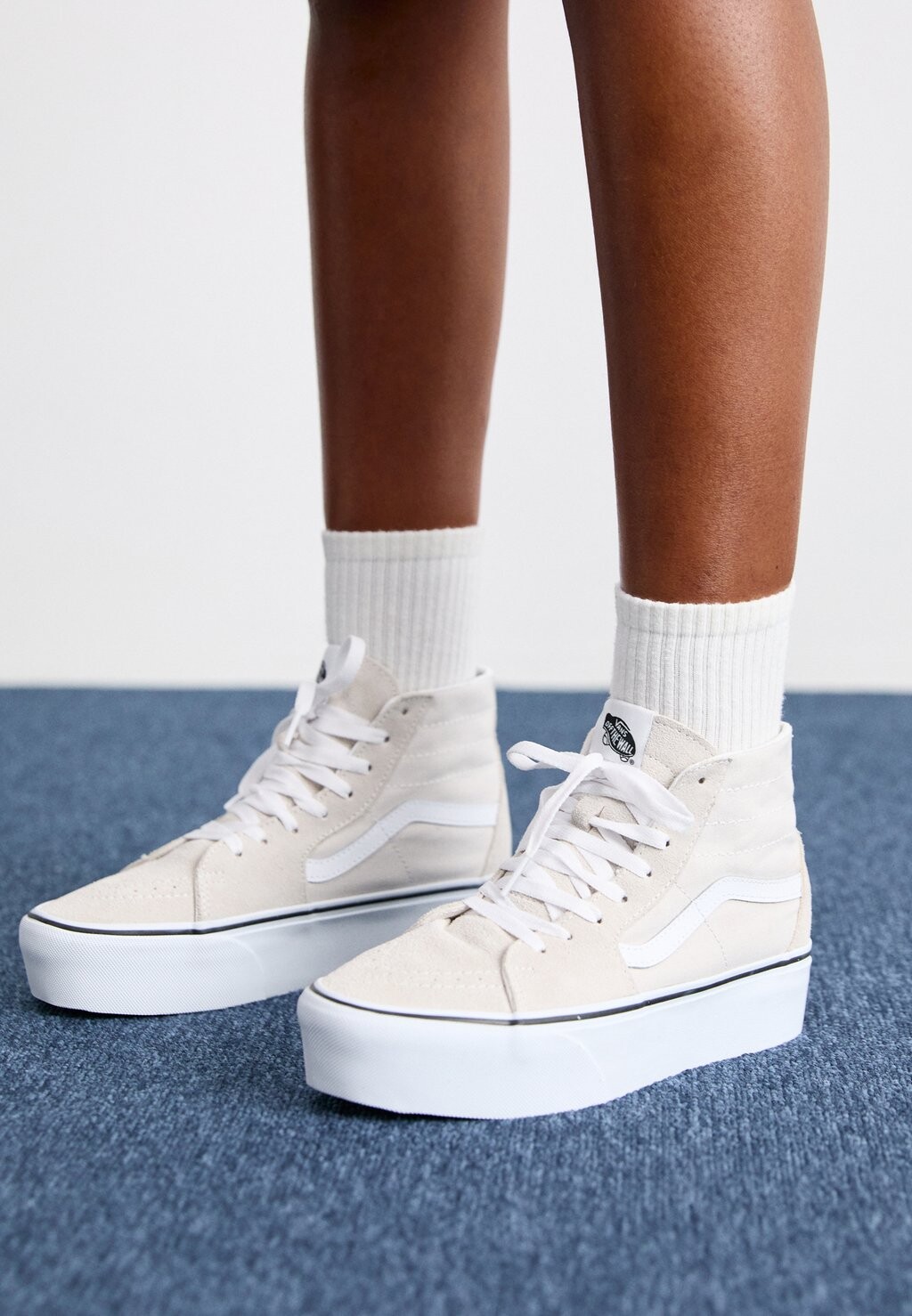 

Высокие кроссовки Sk8-Hi Tapered Stackform Vans, светло-серый