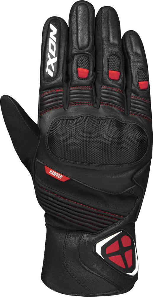 цена Водонепроницаемые зимние мотоциклетные перчатки Pro Hawker Ixon, черный красный