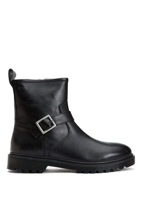 Черные мужские байкерские кожаные ботинки Beymen черные женские кожаные ботинки beymen