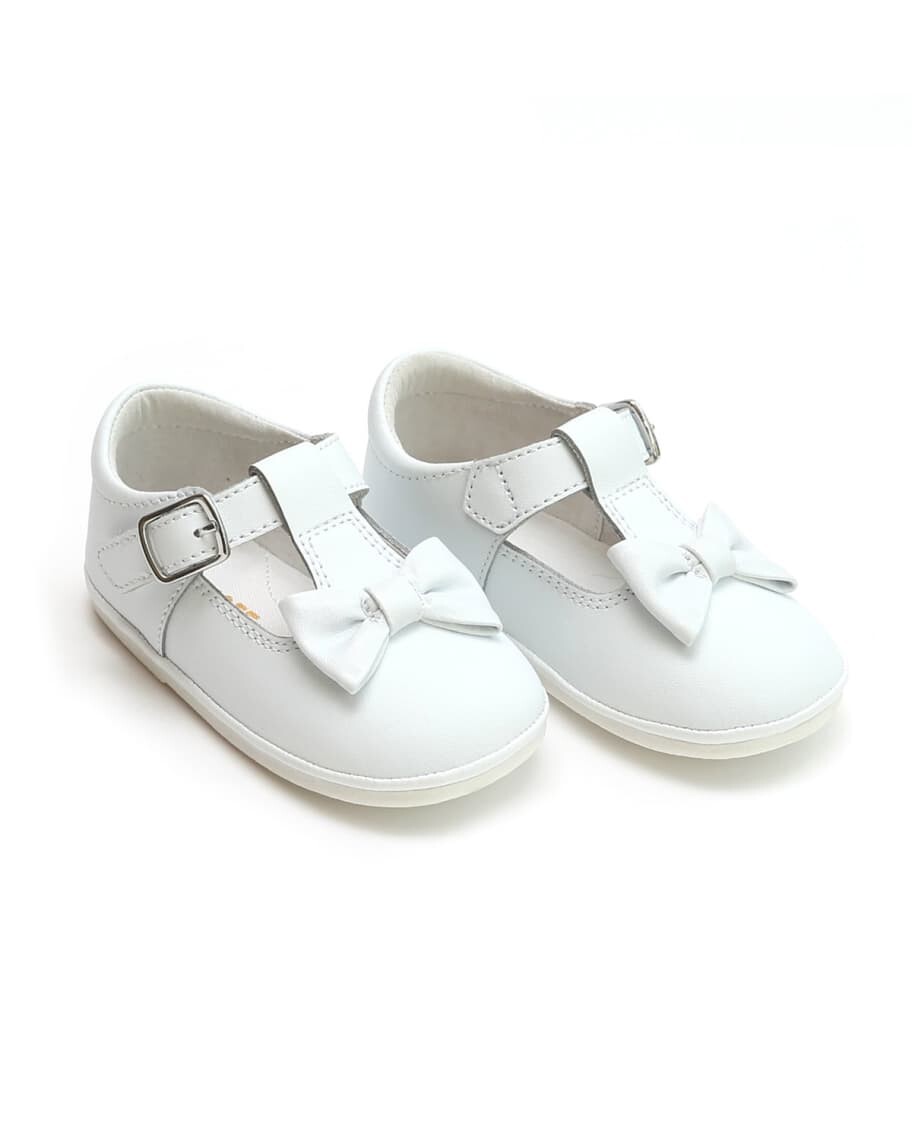 

Кожаный бант Минни для девочки Мэри Джейн, малышка L'Amour Shoes