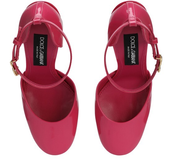 

Платформы из полированной телячьей кожи Dolce & Gabbana