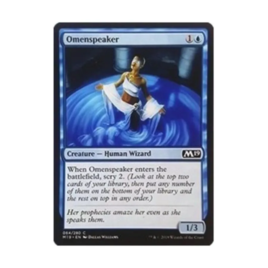 

CCG Говорящий с предзнаменованиями (С), MTG - Core Set 2019