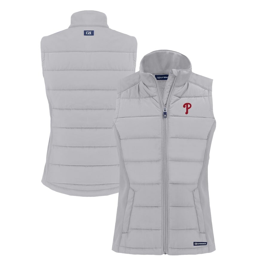 

Куртка Cutter & Buck Philadelphia Phillies, серый