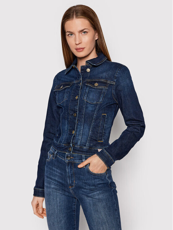 

Джинсовая куртка стандартного кроя Guess, синий