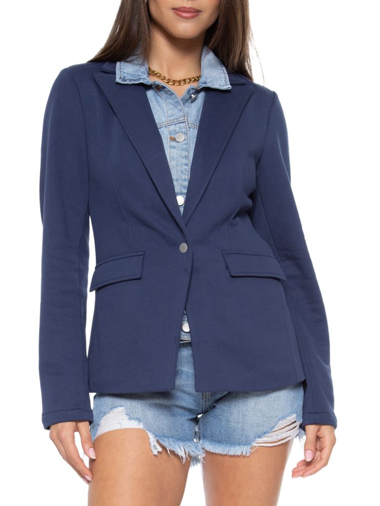 цена Однобортный пиджак Helen Blue Revival, темно-синий