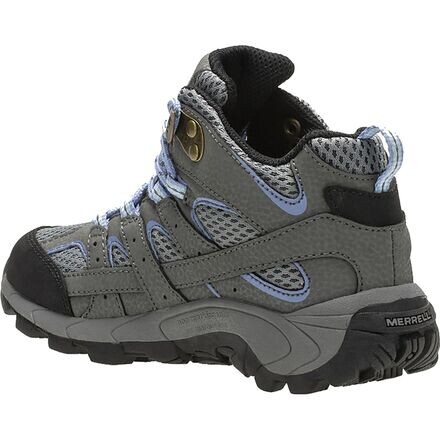

Moab 2 Mid водонепроницаемая походная обувь — для девочек Merrell, цвет Grey/Periwinkle