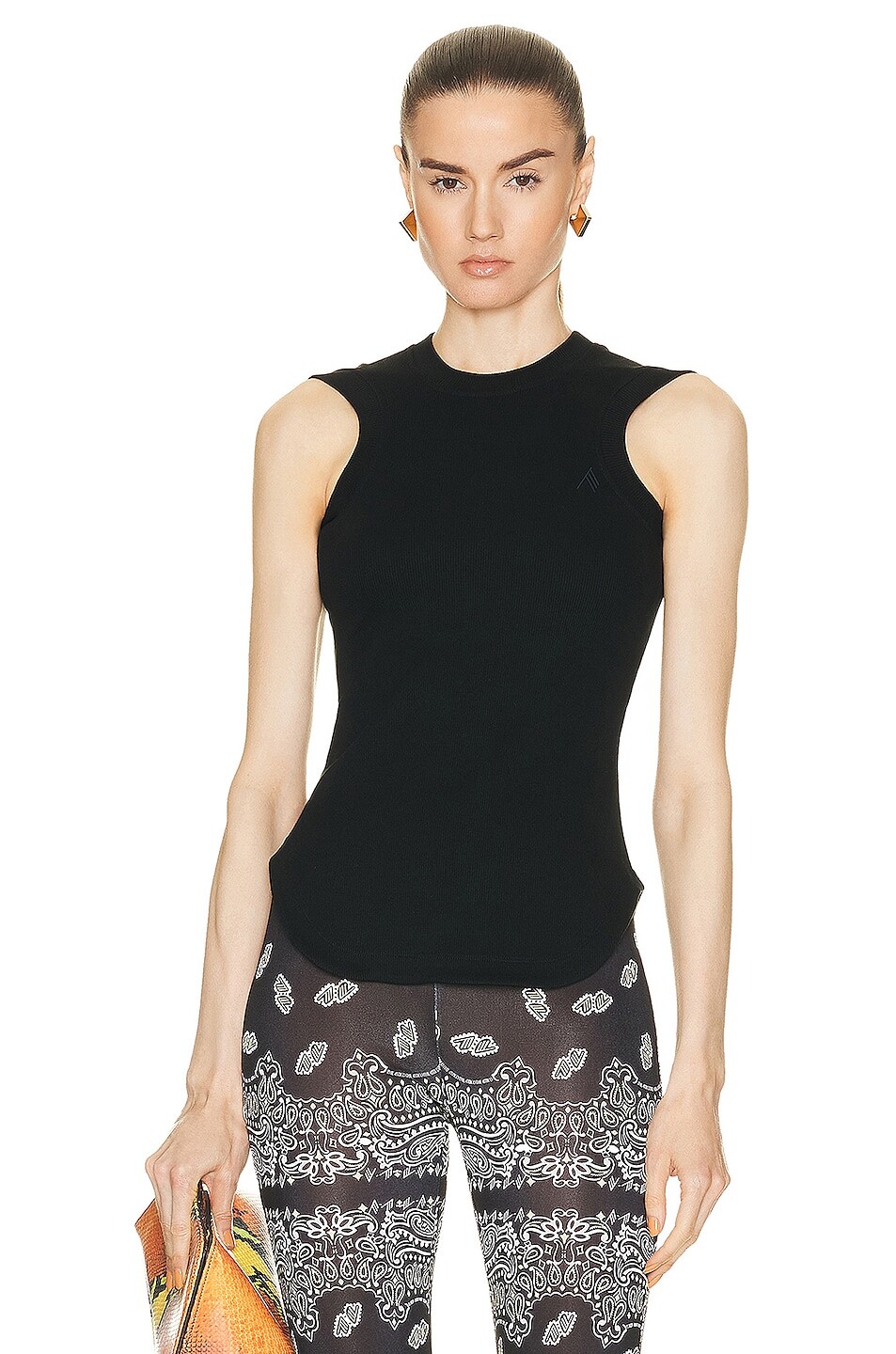 

Топ The Attico Reese Tank In Black, черный