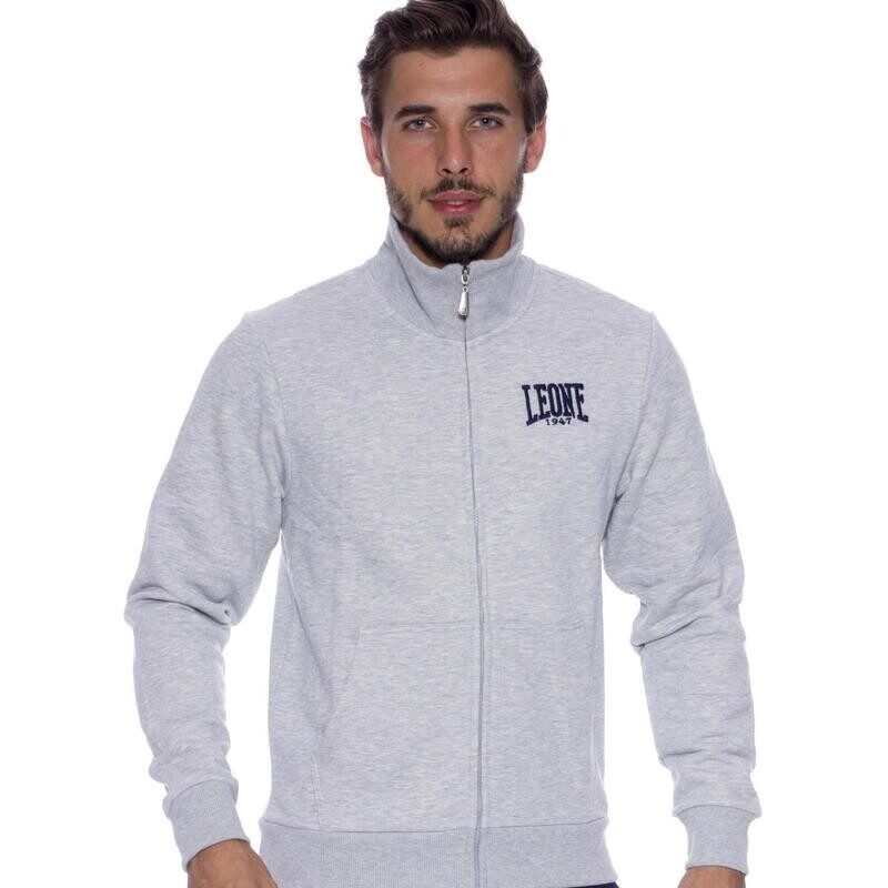 

Мужская толстовка с вышивкой логотипа Leone 1947 Apparel, цвет gris
