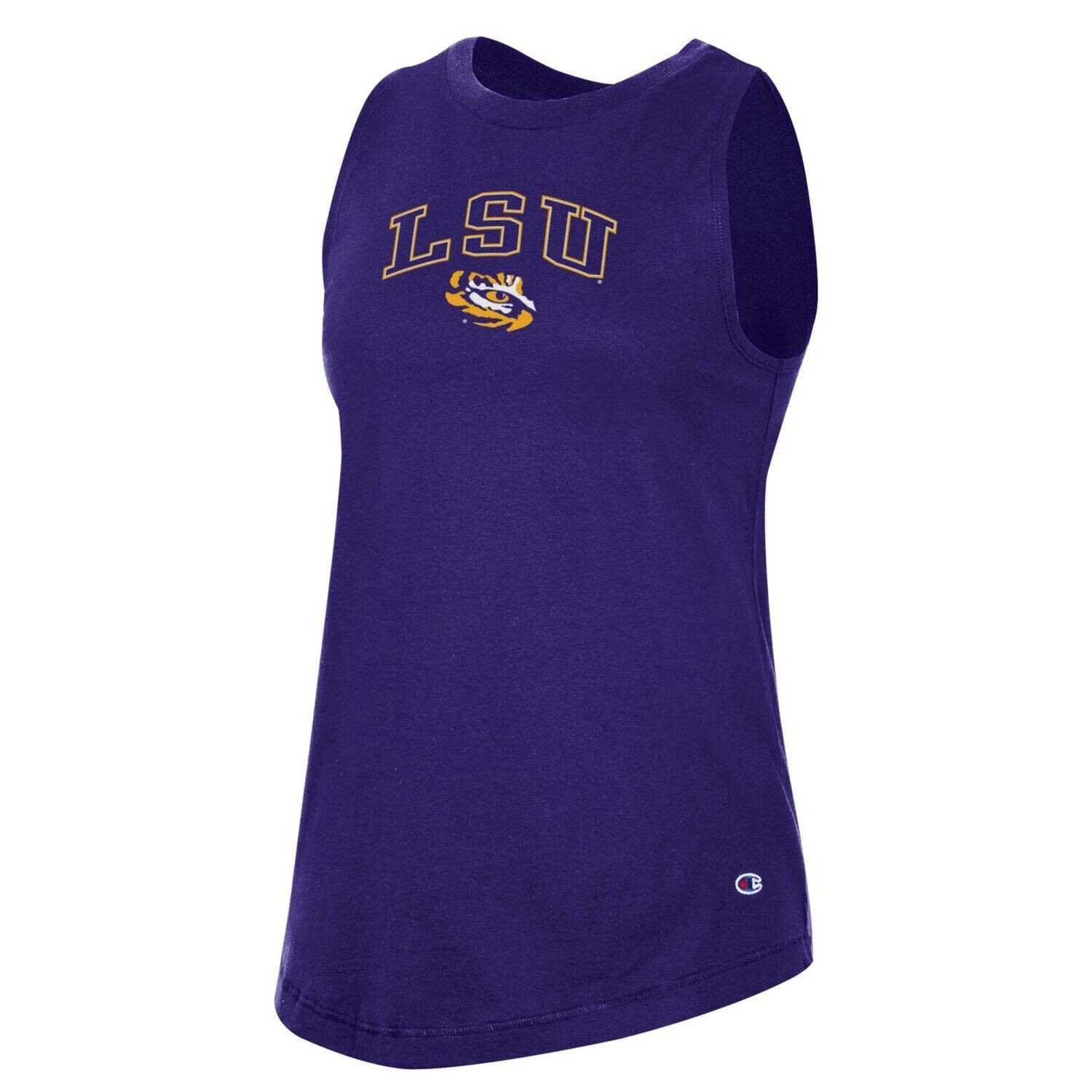 

Женская фиолетовая майка Champion LSU Tigers Arch Logo Champion, Фиолетовый