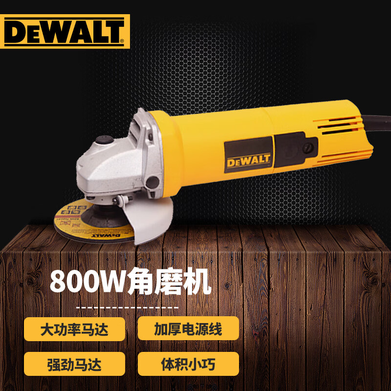 Угловая шлифовальная машина Dewalt DW803-A9 100 мм, 800W