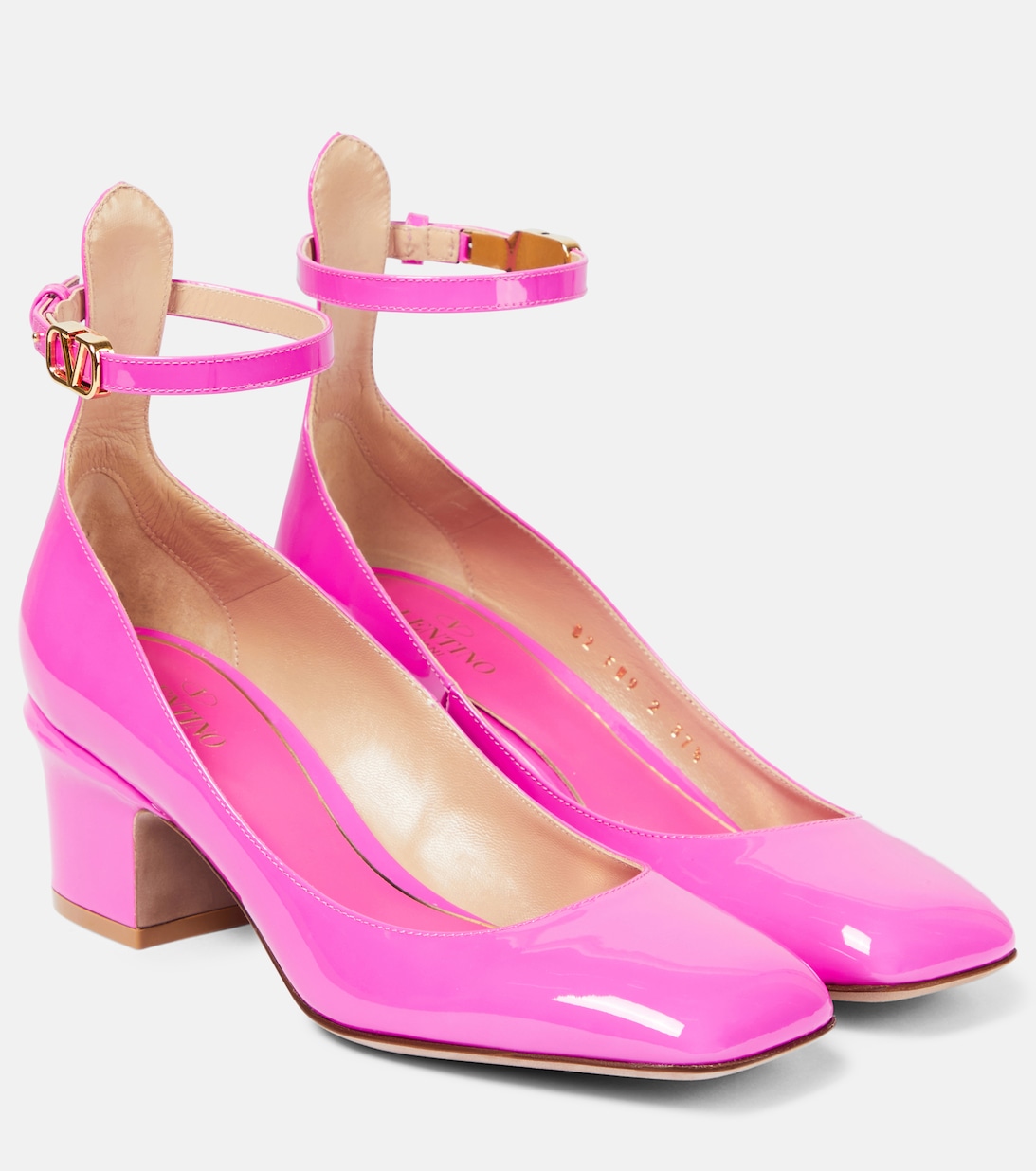 Лакированные туфли Tan-Go Valentino Garavani, розовый