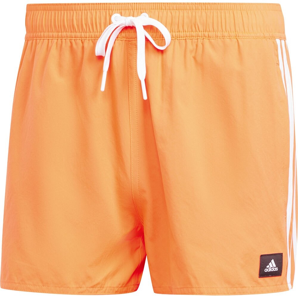 

Шорты для плавания adidas CLX 3 Stripes Swimming Shorts, красный