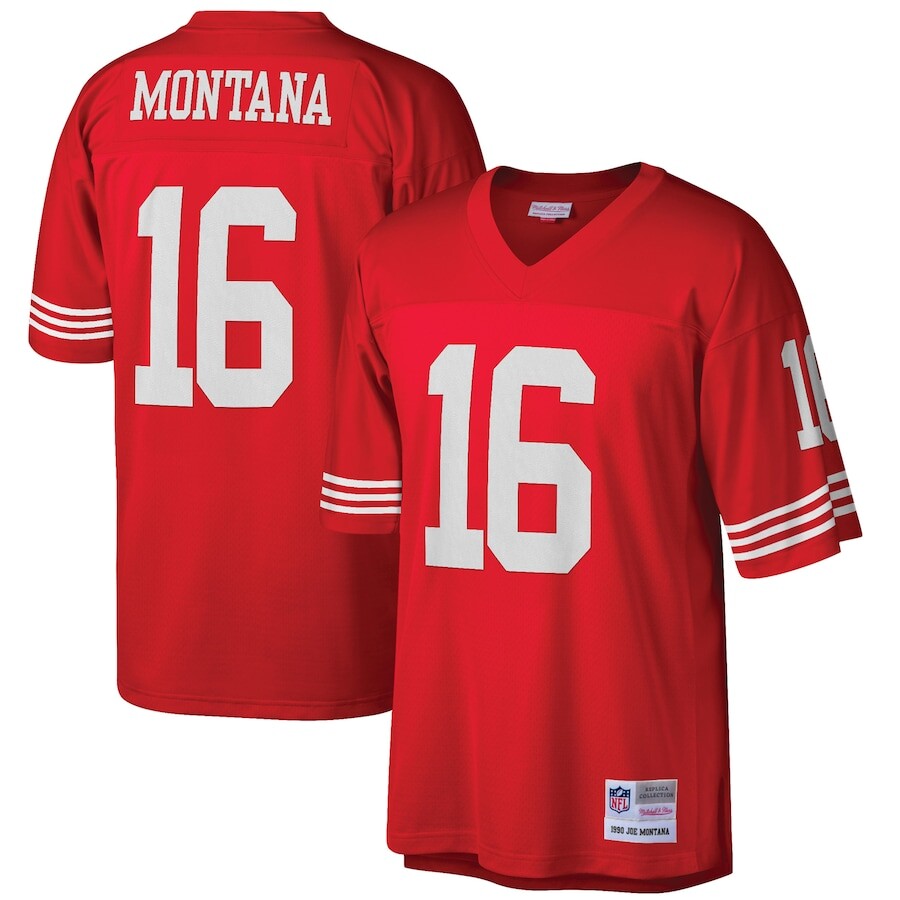 

Джерси Mitchell & Ness San Francisco 49Ers, алый