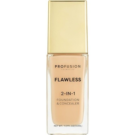 

Profusion Cosmetics Flawless Тональный крем и консилер 2-в-1 Fair Beige