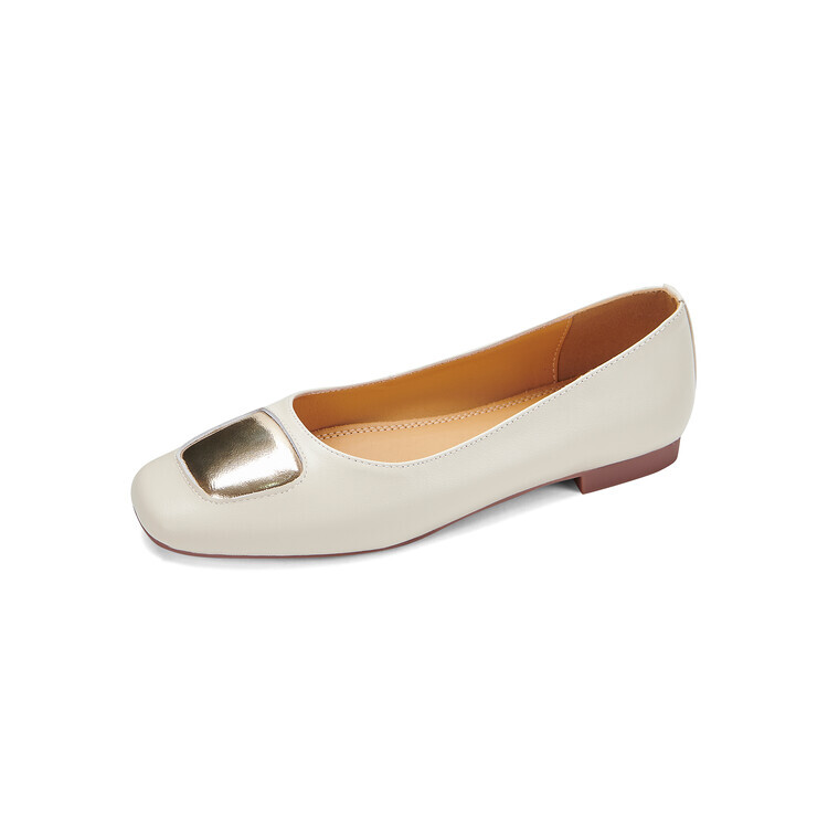 

Туфли женские повседневные Women's Casual Shoes Women's Balletcat, кремовый