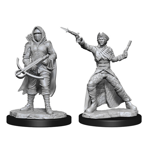 Фигурки Wizkids Deep Cuts Unpainted Miniatures (Wave 15): Bounty Hunter & Outlaw миниатюра wizkids deep cuts giant octopus