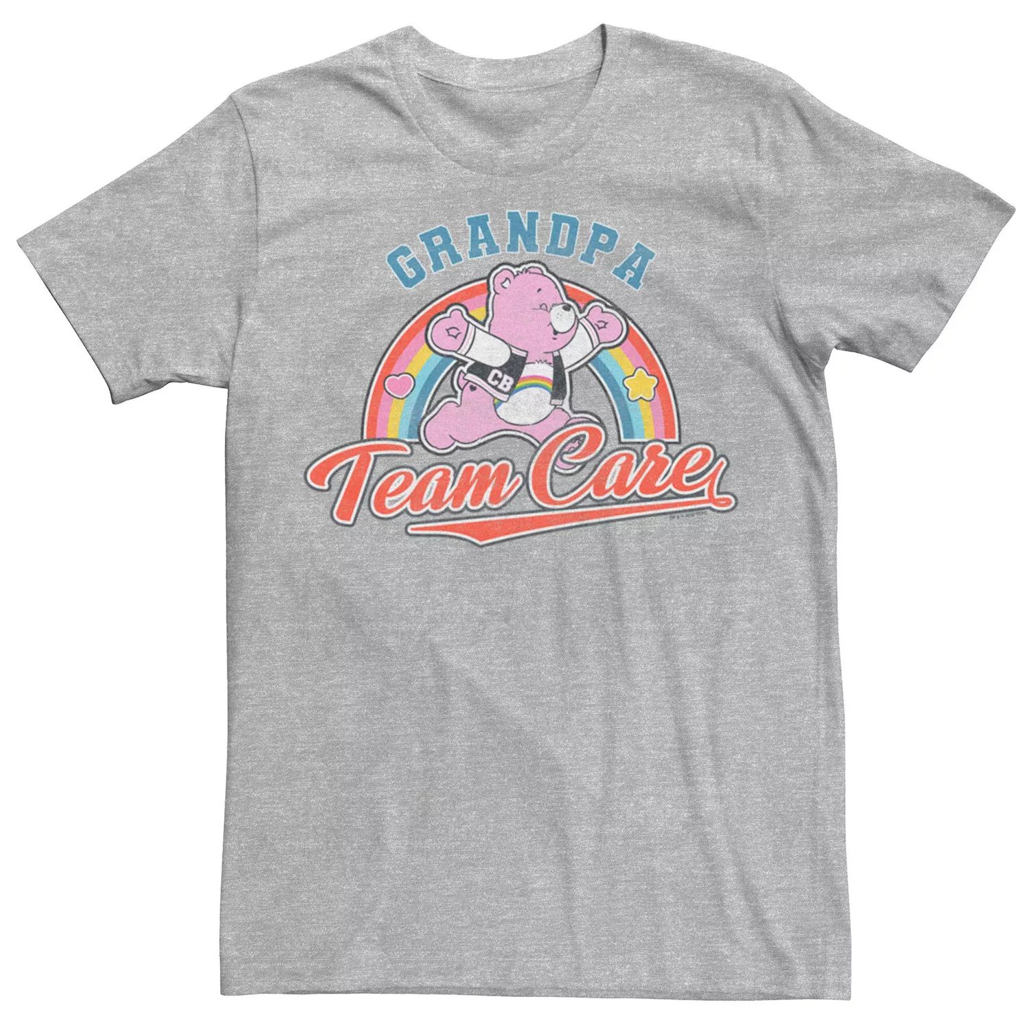 Мужская футболка с рисунком Care Bears Grandpa Team Care Licensed Character