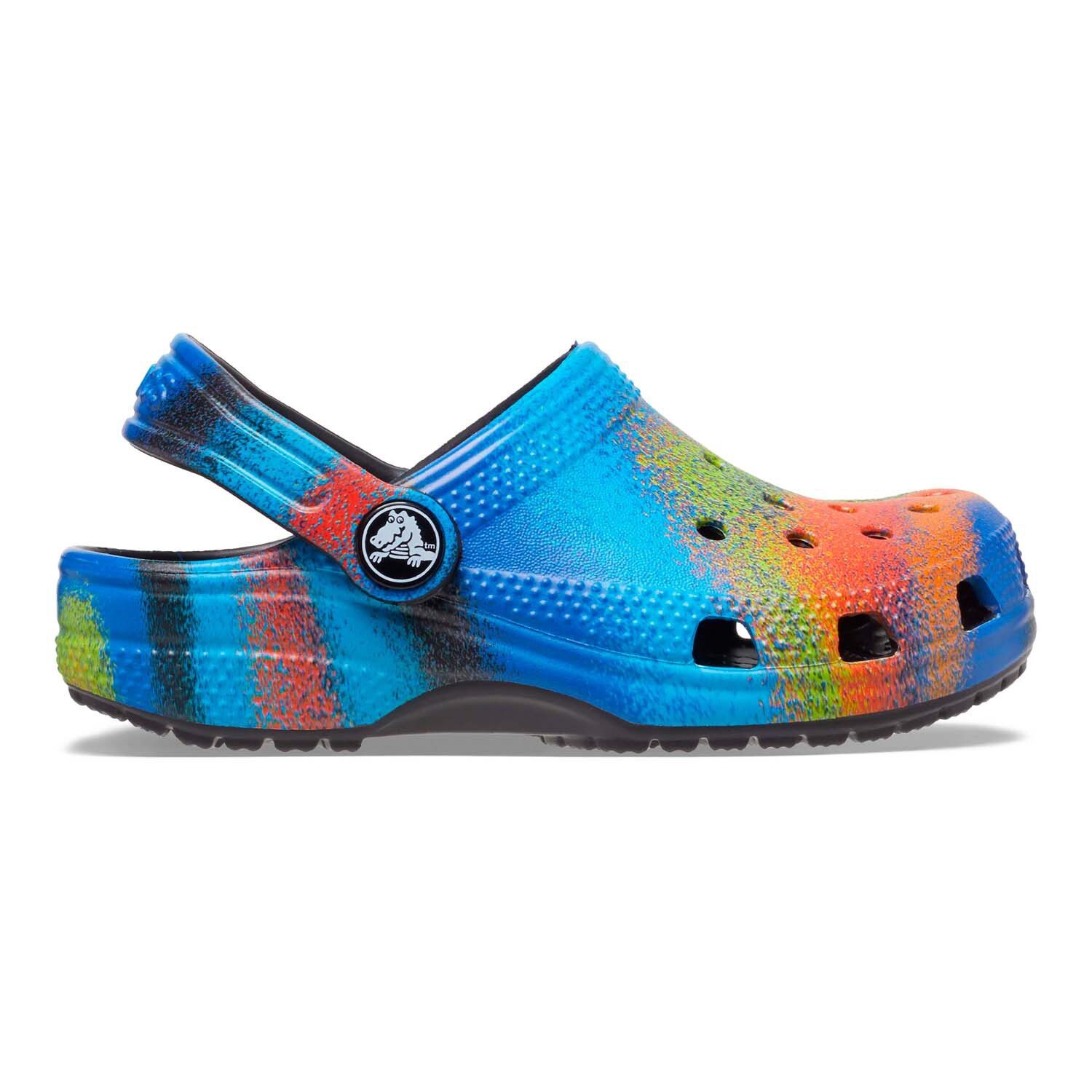 

Классические сабо Crocs для малышей с распылением краски Crocs