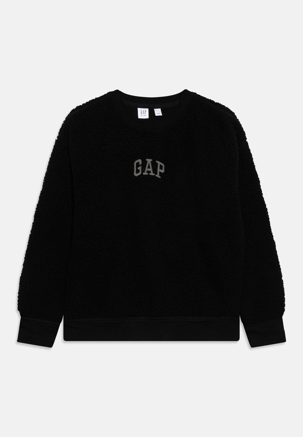 Флисовый пуловер COZY CREW BOYS GAP, цвет true black