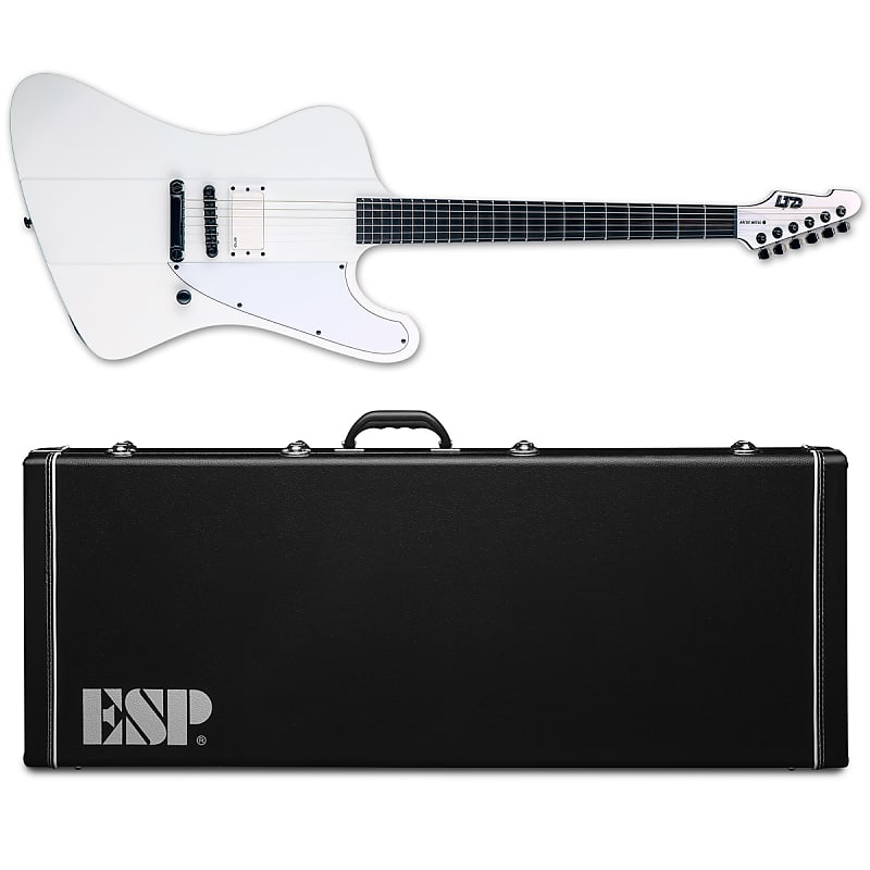 Электрогитара ESP LTD Phoenix Arctic Metal Snow White Satin Electric Guitar + Hard Case