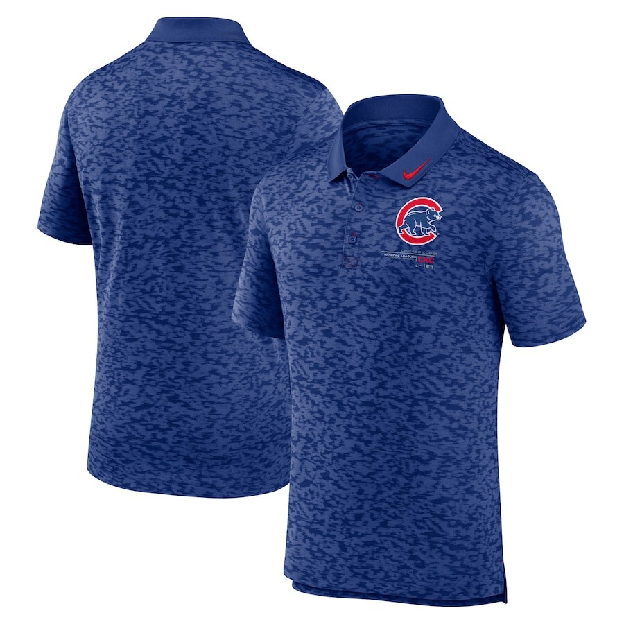 

Поло с коротким рукавом Nike Chicago Cubs, роял