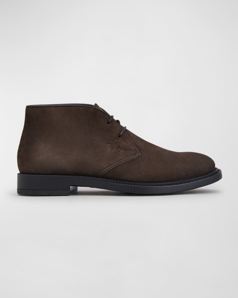 

Мужские водоотталкивающие кожаные ботинки Chukka Tod's