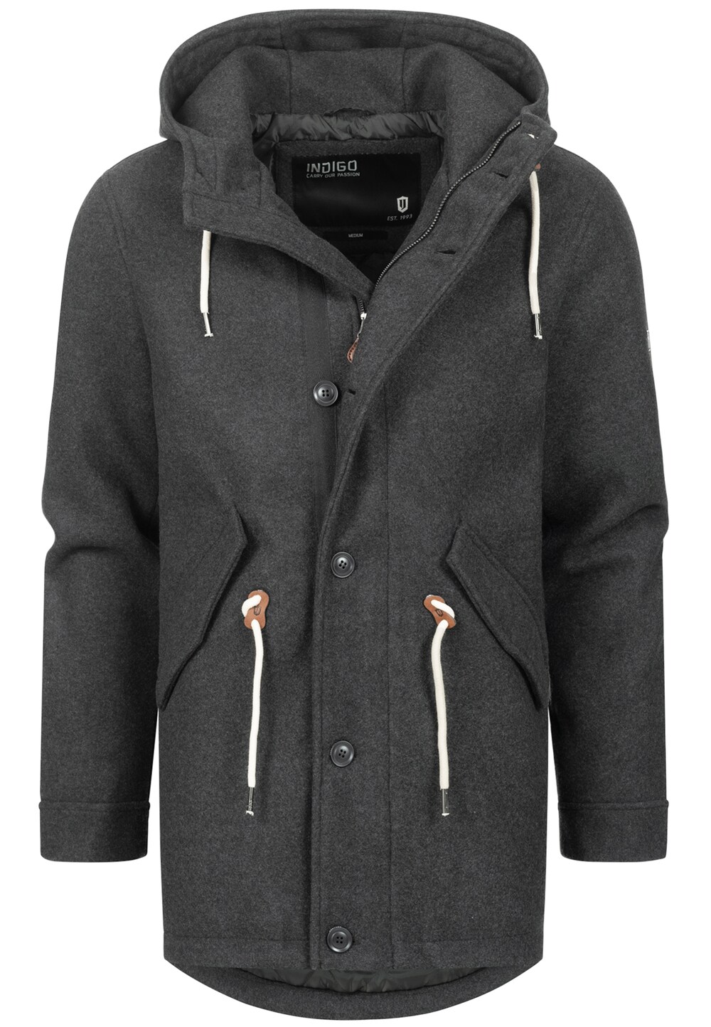 Зимняя куртка INDICODE JEANS Christof, темно-серый зимняя куртка indicode jeans christof коричневый
