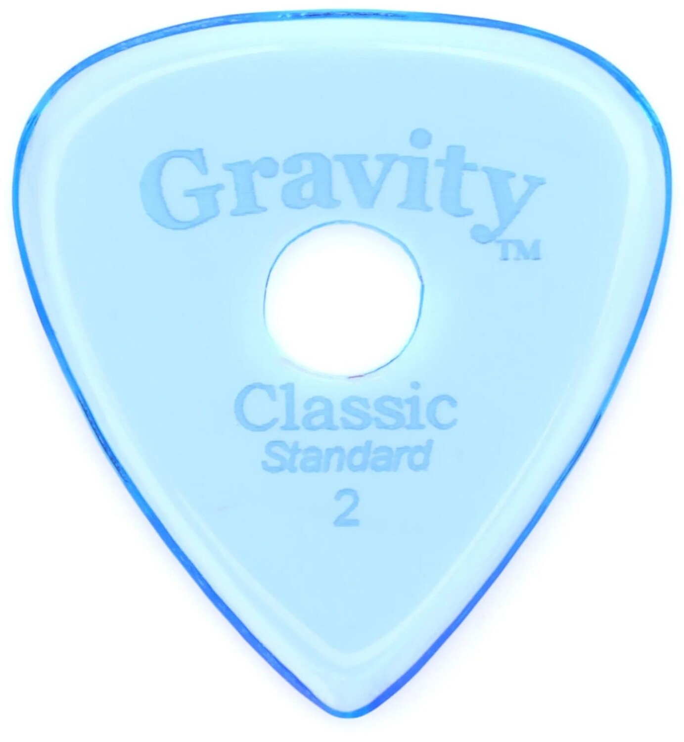 

Gravity Picks Classic — стандартный размер, 2 мм, с ручкой с круглым отверстием