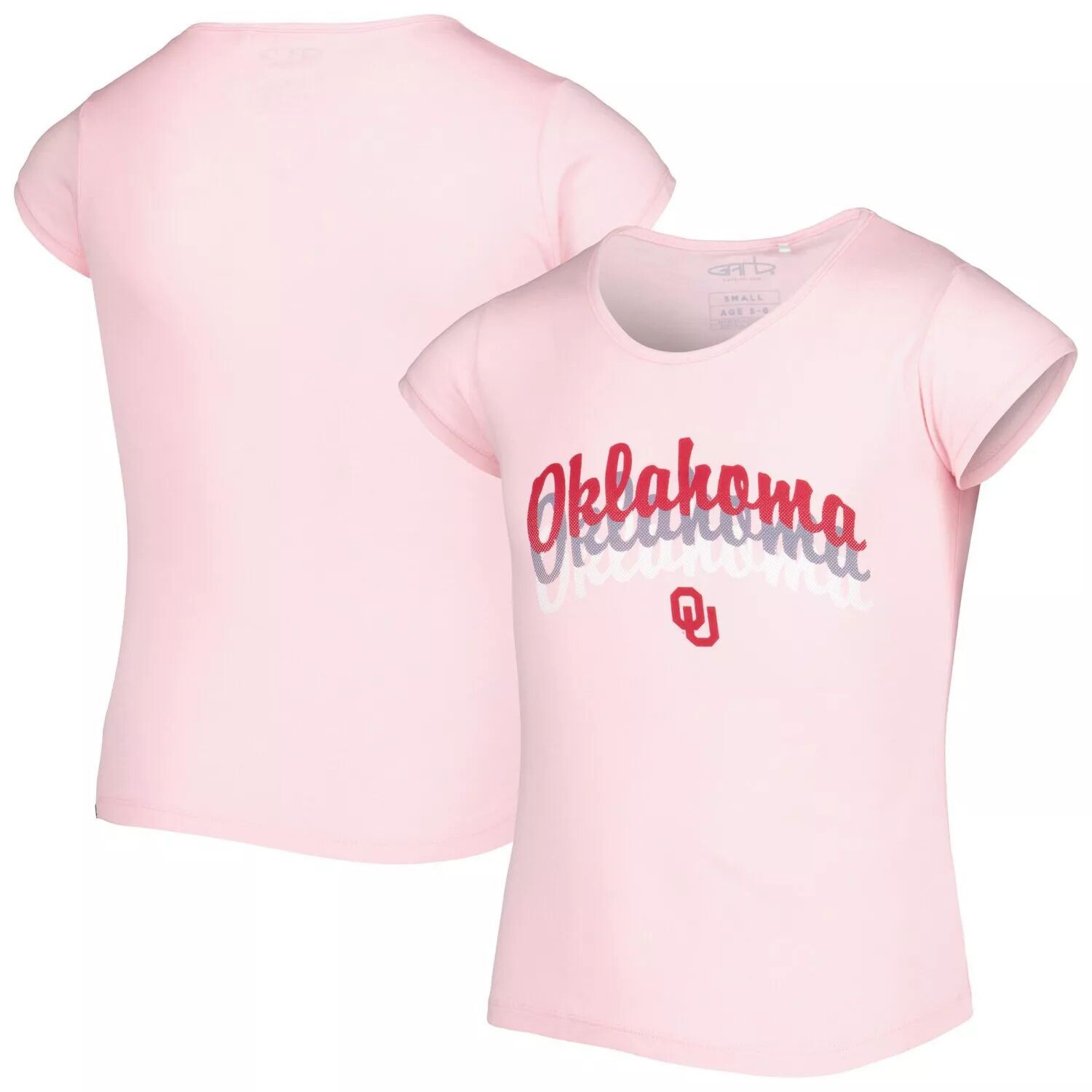 

Молодежная одежда для девочек, розовая футболка Oklahoma Earlys Charlotte Tri-Blend Unbranded