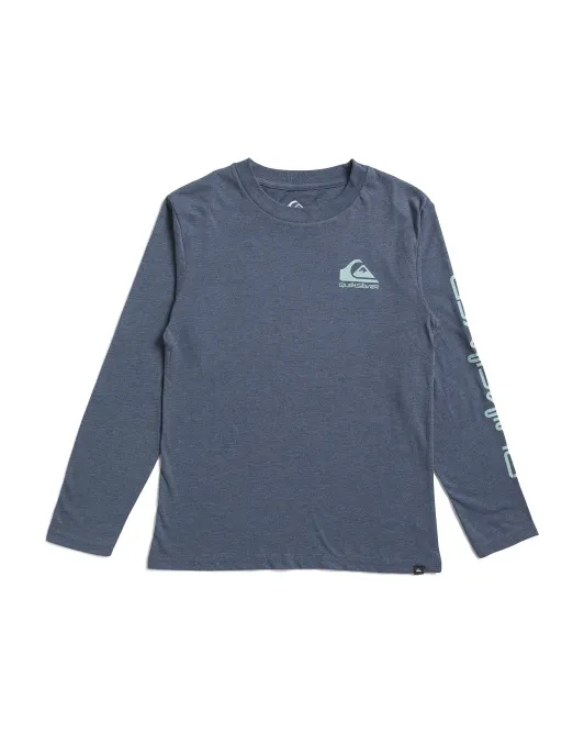 

Футболка с длинными рукавами Big Boys Core Quiksilver, синий