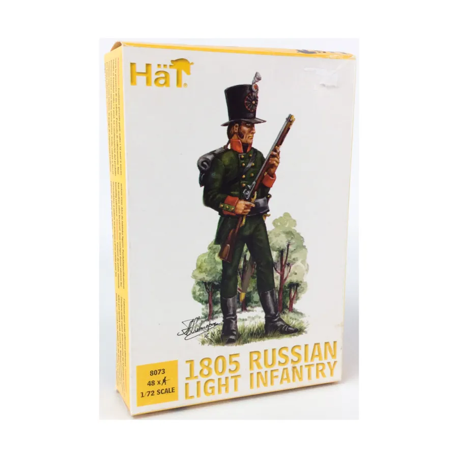 

1805 г. Русская легкая пехота, Historical Plastic Military Figures - Napoleonic (1:72) (Hat Industries)