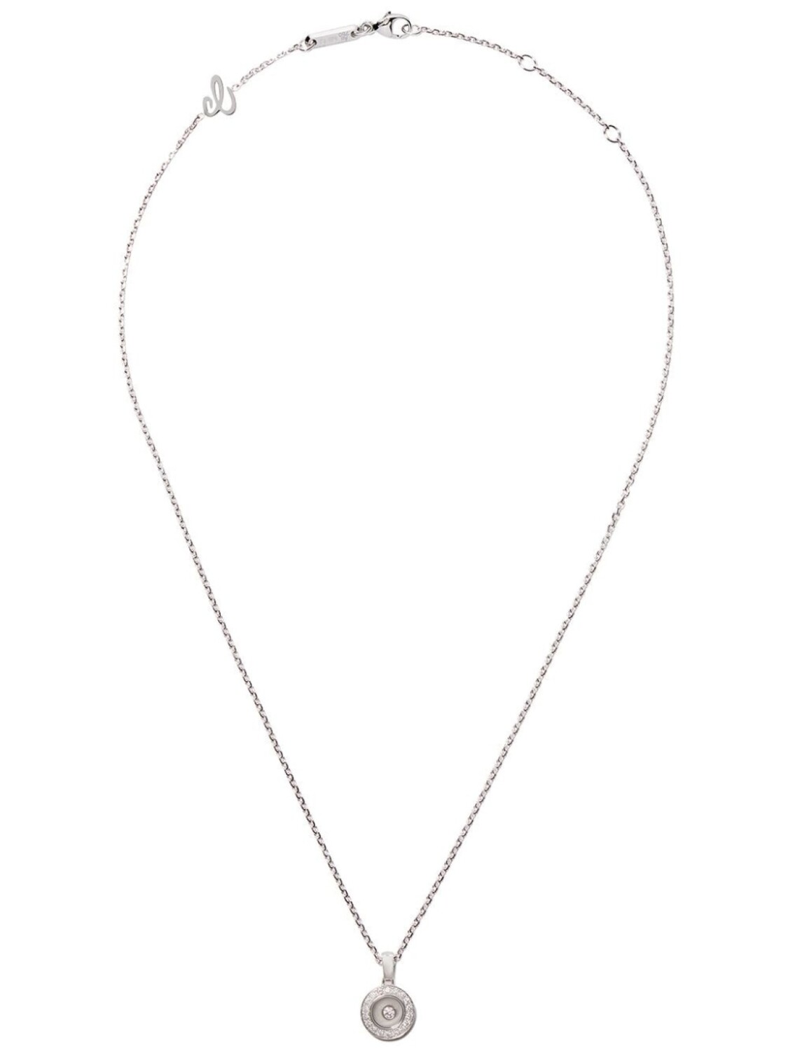 

Колье Happy Diamonds Icons из белого золота с бриллиантами Chopard, серебряный