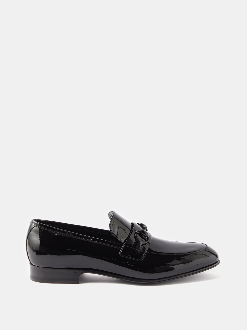 

Лакированные лоферы ed horsebit Gucci, черный