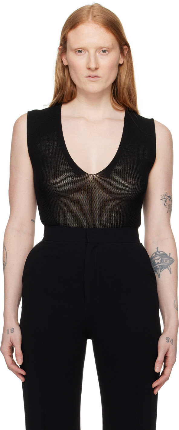 

Черное боди «Аврора» Wolford, цвет Black
