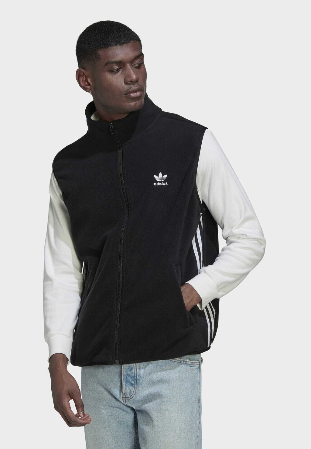 

Жилет adidas Originals 3-STRI FL, черный
