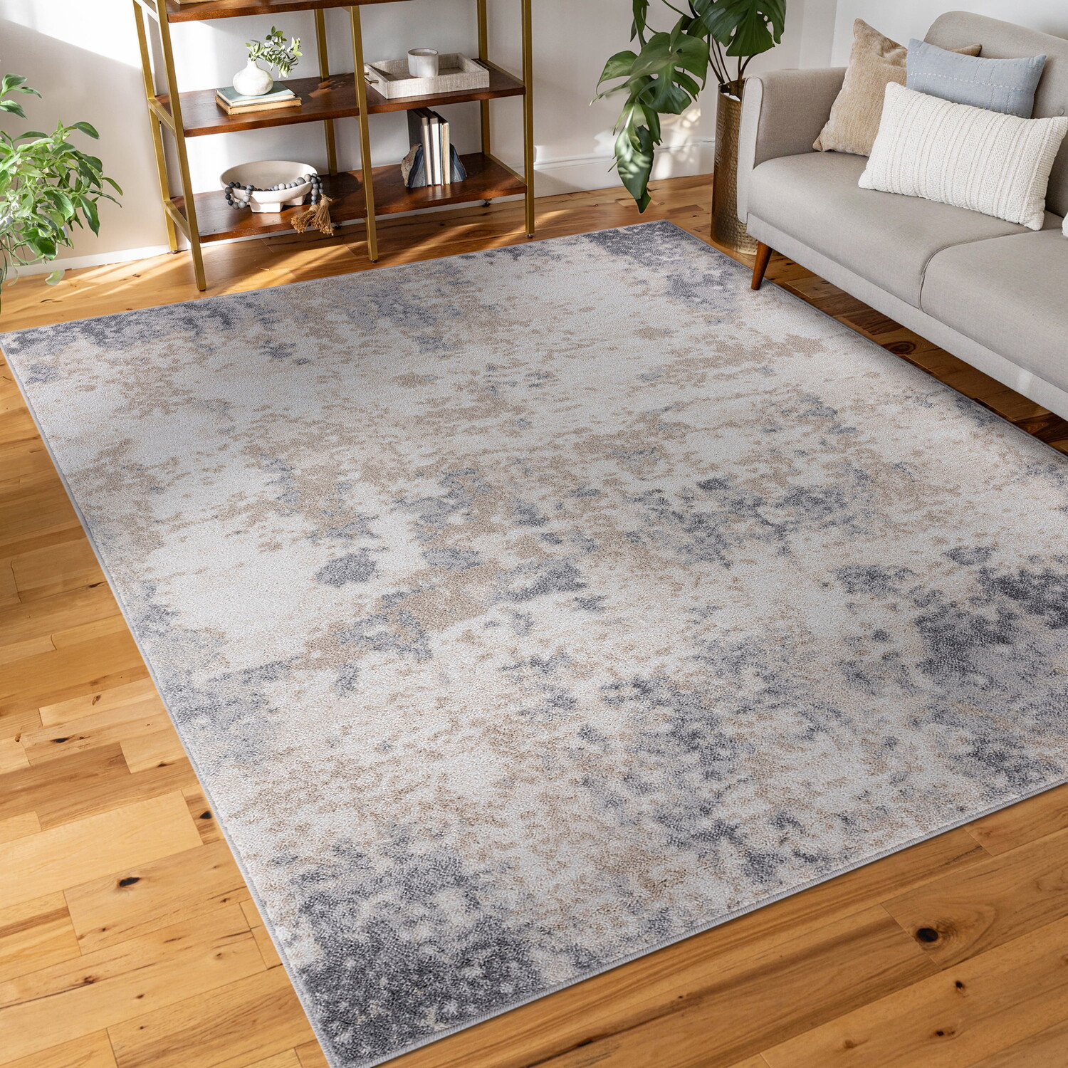 

Ковер Bliss Rugs, серый / кремовый