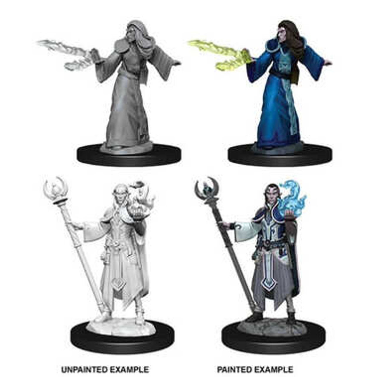 

Миниатюра Dungeons & Dragons: Nolzur's Marvelous Unpainted Miniatures: Male Elf Wizard