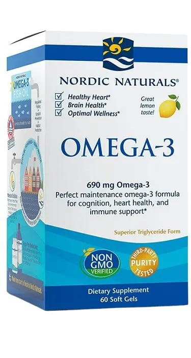 

Nordic Naturals Omega 3 690 Mg Lemon добавки с омега-3 жирными кислотами, 60 шт.