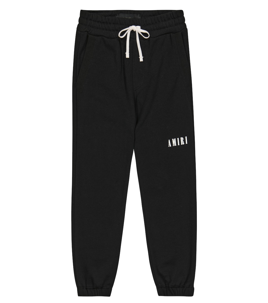 цена Хлопковые спортивные штаны с логотипом Amiri, черный